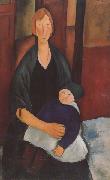 Amedeo Modigliani Maternite (mk38) oil